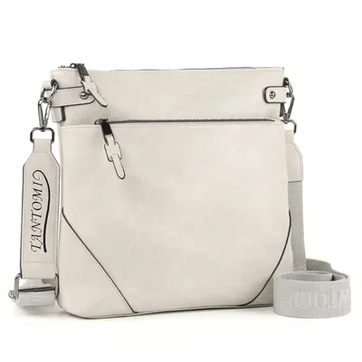 Produktbild von Damen Umhängetasche, Mittelgroß Handtasche Damen mit RFID-Blockierung, Schultertasche Crossbody Bag mit Verstellbar Abnehmbar Breiter Gurt