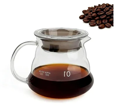 Produktbild von Kleine Kaffeekanne - 360ML Kaffeekanne aus Glas