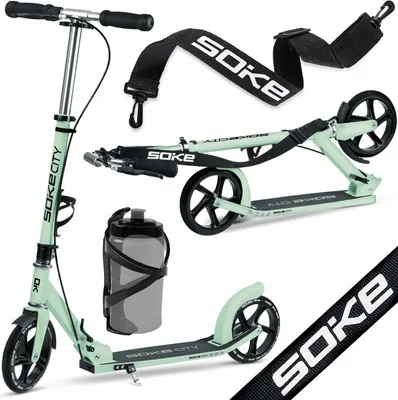 Produktbild von Kickboard Roller Kinderoller Scooter SOKE CITY Grun