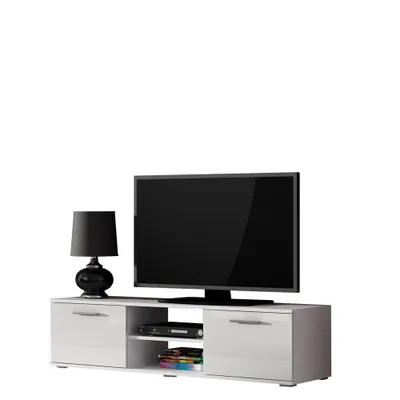 Obrázek produktu pro TV stolek KARA 1 - bílý / lesklý bílý