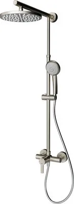 Produktbild von Duschsäule inkl. Einhebelmischer SCHULTE DuschMaster Rain Classic rund edelstahl D9620 90