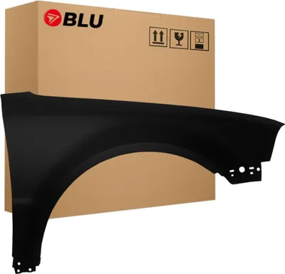 Image de BLU Aile Compatible avec VW Volkswagen Passat B5 FL+ L041 LO41 Droite Schwarz Schwarz | 2000-2005 | Avant | Peint| Prêt à Monter | Acier
