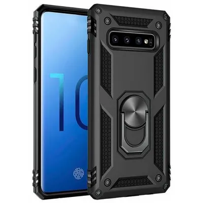 Produktbild von Armor Hülle für Samsung Galaxy S10 - Farbe: Schwarz - Modellkompatibilität: Für Samsung Galaxy S10