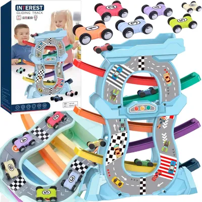 Produktbild von Autorennbahn, Autorutsche, Mehrstöckige Garage, Autospiel