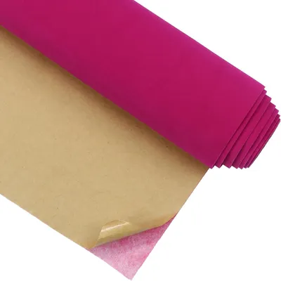 Imagen del producto de Papel tapiz de terciopelo autoadhesivo, color rosa, 30 x 200 cm, para muebles