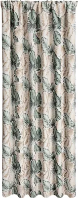 Produktbild von Eurofirany 464830, Durchscheinend, Beige, Muster, Polyester, Schleife, 180 g/m²