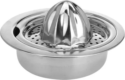 Immagine prodotto di Spremiagrumi in acciaio inox con contenitore