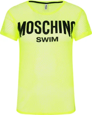 Produktbild von Moschino Swim Damen-T-Shirt selektives Netz S