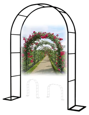 Image de Arche de jardin en métal pour mariages et décoration extérieure