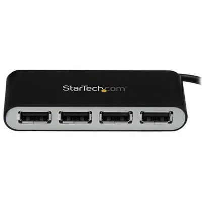 Zdjęcie produktu dla StarTech.com ST4200MINI2, USB 2.0, USB 2.0, 480 Mbit/s, Czarny, Srebrny, Plastik, Chiny