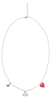 Produktbild von NAHIMA damen halskette - roségold mehrfarben NAHIMA damen halskette - roségold mehrfarben, onesize