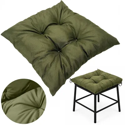 Immagine prodotto di Cuscino per sedia 40x40 verde - Cuscino decorativo impermeabile da giardino