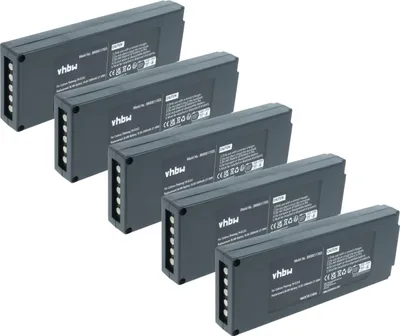 Produktbild von vhbw 5x Akku Ersatz für Cattron Theimeg BT081-00053, B5018-00061 für Fernbedienung Remote Control (2000 mAh, 10,8 V, NiMH)