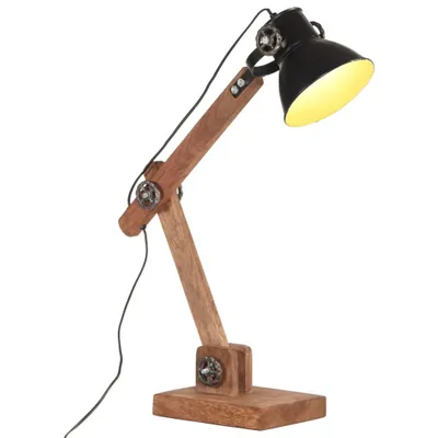Produktbild von Schreibtischlampe Industriestil Schwarz Rund 58x18x90 cm E27