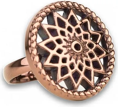 Produktbild von Ring 56 - bronze - Edelstahl - Stern