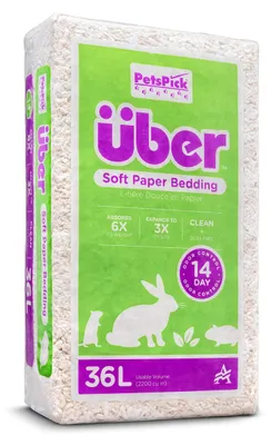 Obrázok produktu pre Elzusha – Ultra jemná papierová podstielka pre hlodavce, 36 litrov