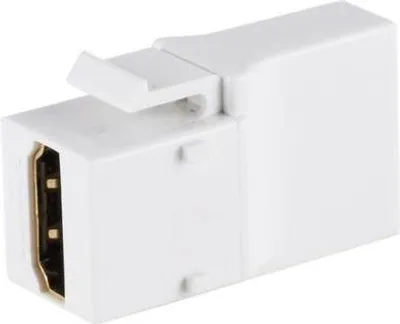 Produktbild von S/CONN maximum connectivity Netzwerk Adapter-Keystone Verbinder HDMI-A-Buchse 18Gbps, Winkel (08-10051)