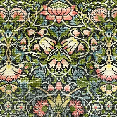 Produktbild von Bothy Threads Kreuzstich-Set "Glockenblume", 31x31cm, XAC5, Zählmuster