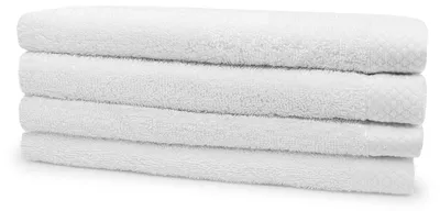 Produktbild von Eleganzzz Frottee-Badetuch 70x140cm – Weiß  – 70x140  – 100% Baumwolle – 500 g/m²