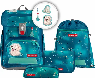 Produktbild von Step by Step-CLOUD|Step by Step CLOUD Schulranzen-Set ''Dog Basty'', 5-teilig