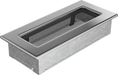 Zdjęcie produktu dla Kratka wentylacyjna kominkowa 11x24 niklowana