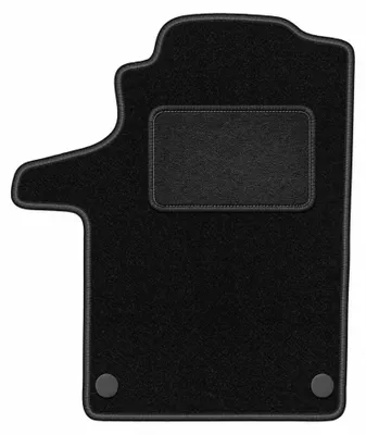 Produktbild von Fahrermatte Velours für Mercedes Vito W447 2014- (Transporter) – 1-tlg, Schwarz, passgenau – Wielganizator LUX