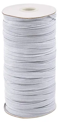 Produktbild von Elastisches Band 5 mm - Schwarzes Elastisches Band - Flaches Band zum Nähen - DIY Basteln - 64 m Gummischnur - Vielseitig einsetzbar - Nähgarn
