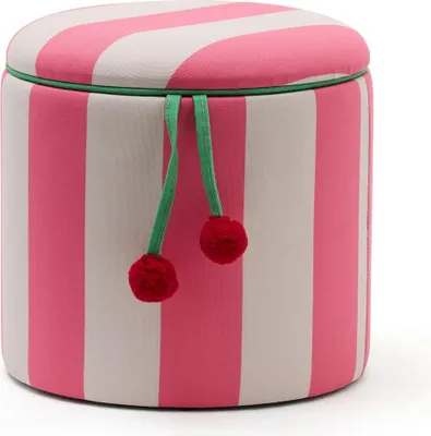 Produktbild von Kids Concept Sitzhocker mit Stauraum rosa - 30,5x40x40 cm - ab 3 Jahre Kinder