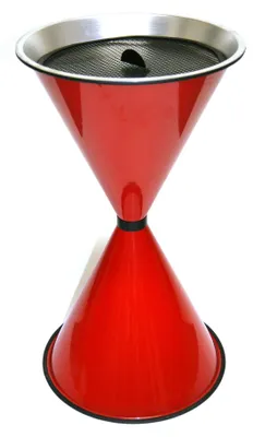Produktbild von Standaschenbecher Diabola 71x40cm rot SZAGATO Germany Aschenbecher für draußen mit Deckel Standaschenbecher Stand Aschenbecher outdoor