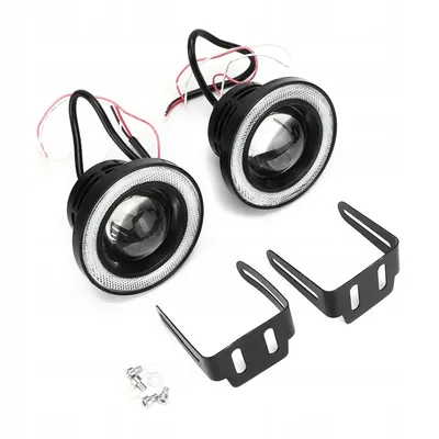 Obrázek produktu pro 2 ks. Univerzální LED COB mlhová světla pro automobily + 2 x držák