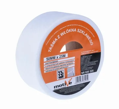 Zdjęcie produktu dla Taśma z włókna szklanego 50 mm x 25 m DO ŁĄCZEŃ GK