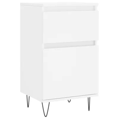 Produktbild von Eleganten-Stil Kommode Sideboard - Wohnzimmerschrank - für Flur, Schlafzimmer - Weiß 40x35x70 cm Holzwerkstoff - Kommoden - Möbel26
