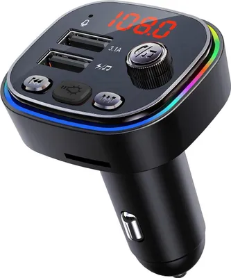 Produktbild von Vakoss TC-B439K FM-Transmitter 87 5 - 108 MHz Bluetooth/USB Schwarz