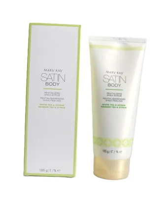 Produktbild von MARY KAY Körperpeeling Satin Body Revitalizing Shea Scrub weißer Tee & Zitrus 185g