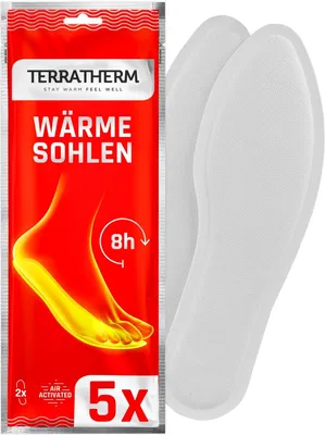 Productafbeelding van Verwarmende inlegzolen - Luchtgeactiveerd - 8 uur warme voeten - Voetwarmers