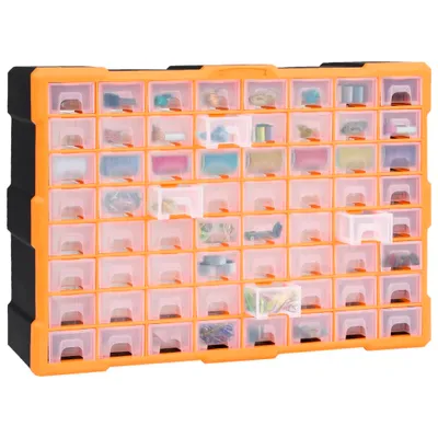 Obrázok produktu pre Organizér so 64 zásuvkami 52x16x37,5 cm