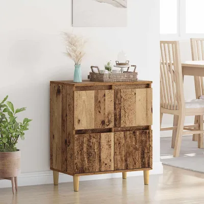 Image de vidaXL Buffet vieux bois 60 x 35 x 70 cm Bois composite