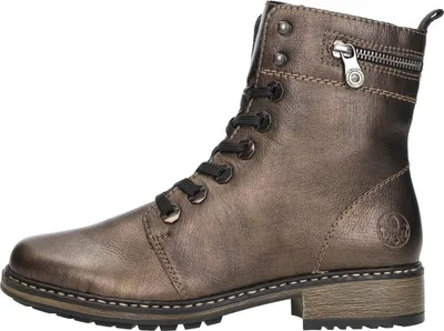 Image de Baskets à lacets pour femmes Rieker. Modèle : à lacets, couleur : bronze, taille : 37