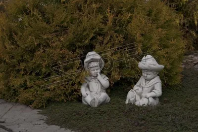 Produktbild von Kind Büste Skulptur Design Figur Statue Garten Figuren Statuen Skulpturen 101034