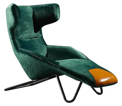Produktbild von Luxus Grüner Sessel 1-Sitzer Wohnzimmer Polster Sitzmöbel Polstersessel