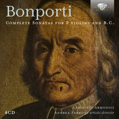 Productafbeelding van Bonporti: Volledige sonates voor twee violen en basso continuo.
