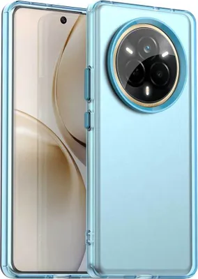 Produktbild von Handyhülle für Realme 14 Pro 5G Schlank Durchscheinend Matt Stoßfest Schutzhülle Blau