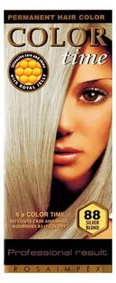 Productafbeelding van Color Time Permanente Haarkleur 88 Zilverblond, 100 ml