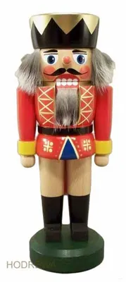 Produktbild von Nussknacker König rot Höhe 20cm NEU