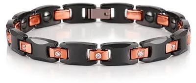 Produktbild von Solidchoice – Personalisierte Armbänder aus Wolframstahl mit Keramik, für Damen und Herren