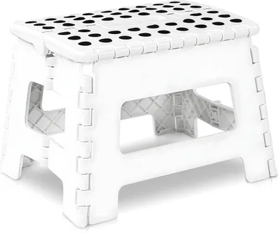 Obrázok produktu pre Skladací taburet Biela/22 cm - Praktický pomocník KP39027