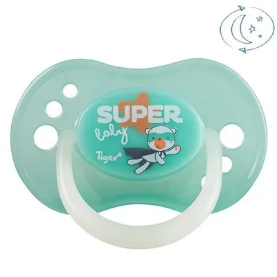 Image de TIGEX 2 Sucettes Sensitive Night Silicone 6-18mois Phosphorescent