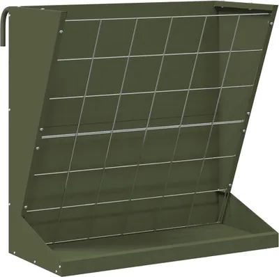 Image de vidaXL Distributeur de foin Olive Vert 71 x 33 x 70 cm