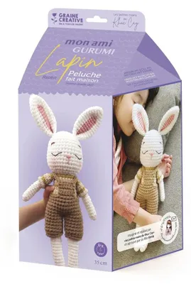 Obrázek produktu pro Moje Amigurumi háčkovaná měkká hračka - králíček Bunny Rabbit