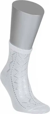 Produktbild von Ajoursöckchen gebleicht weiß 38-40
